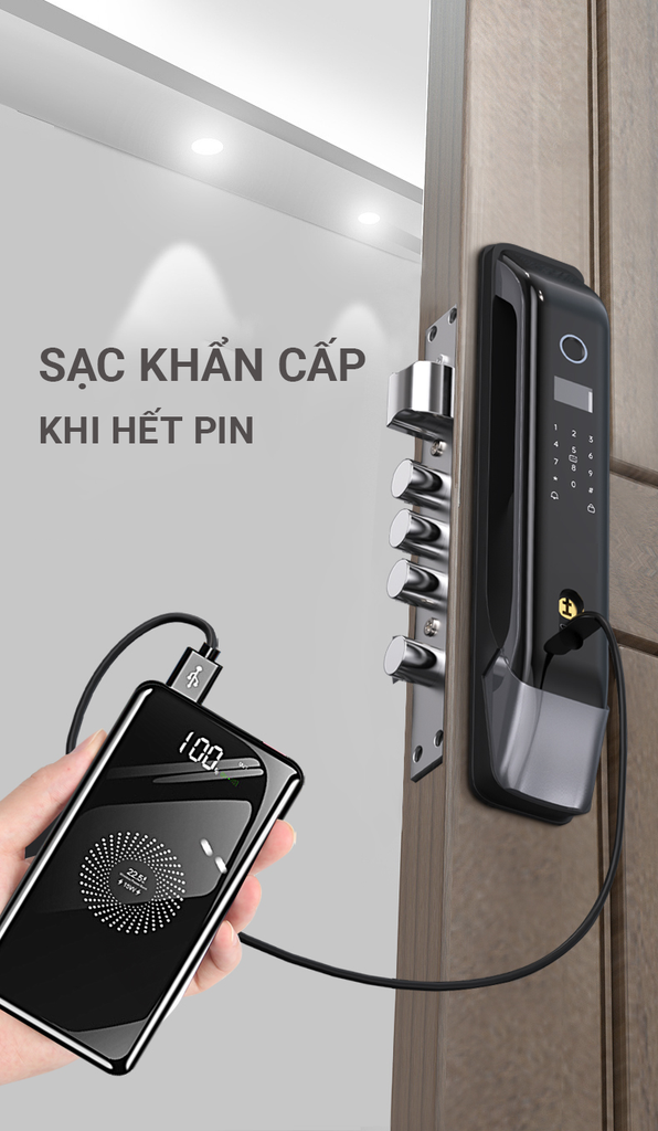 Khóa Cửa Vân Tay Kapler KL - 610 App