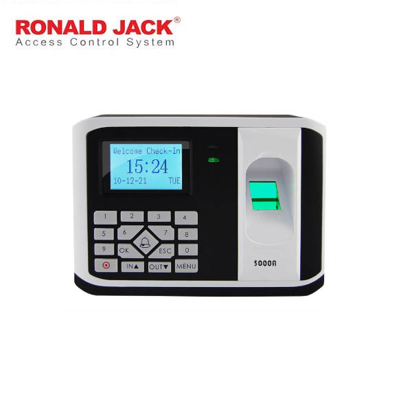  Máy chấm công vân tay thẻ cảm ứng RONALD JACK 5000AID 