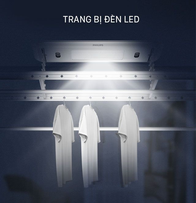 Giàn Phơi Thông Minh Philips SDR801 XCW