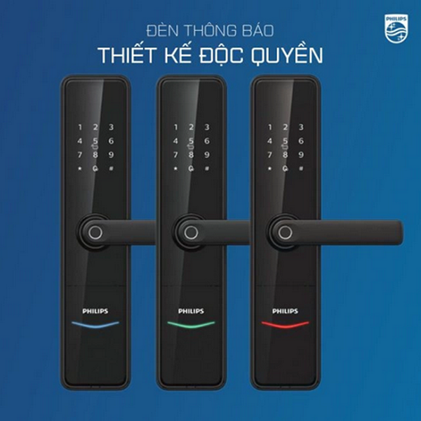 Khóa Cửa Vân Tay Philips DDL 603E