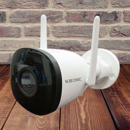 Camera IP WIFI KBONE KN-B21 (Full HD 2MP, hồng ngoại 30m, tích hợp Mic, phát hiện chuyển động)