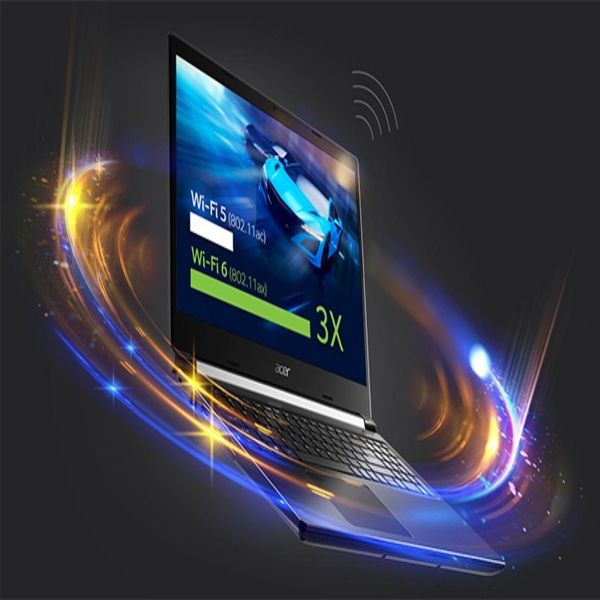 Laptop Acer Aspire Gaming A715 43G R8GA NH.QHDSV.002 (Ryzen 5 5625U/ 8GB/ 512GB SSD/ Nvidia GeForce RTX 3050 4Gb GDDR6/ 15.6inch Full HD/ Windows 11 Home/ Black/ 1 Year)
