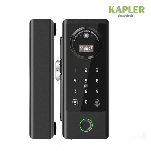 Khóa Nhận Diện Khuôn Mặt Cửa Kính KL-411F FaceID