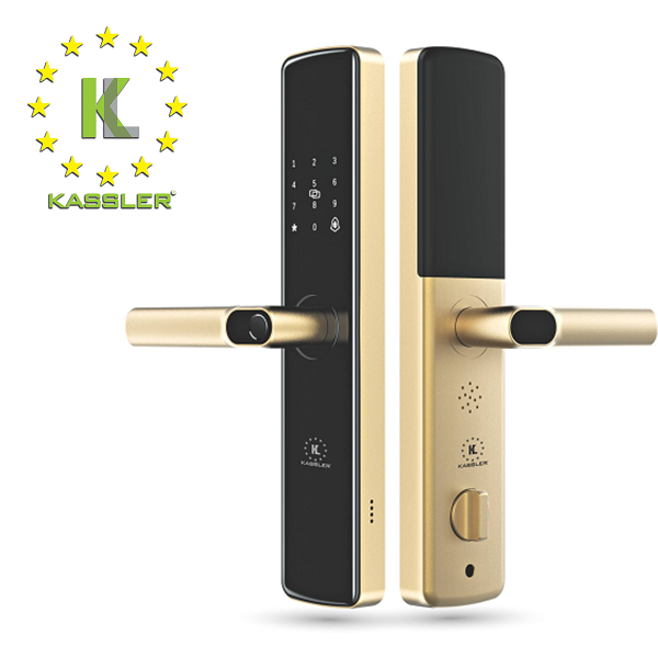 Khóa cửa vân tay Kassler KL-678 Gold
