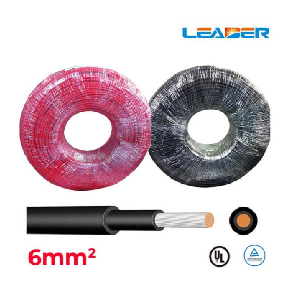  Dây Cáp Điện Năng Lượng Mặt Trời Leader 6mm2 