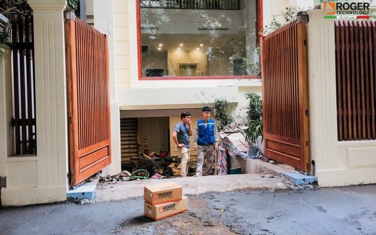 Motor Cổng Âm Sàn Roger BR21/351 36v 800kg Italia