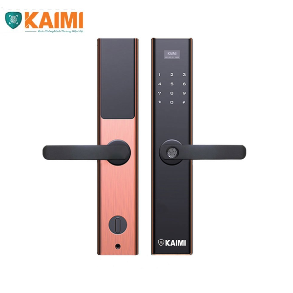  Khóa Cửa Vân Tay Kaimi BTM103 - Viền Đồng 
