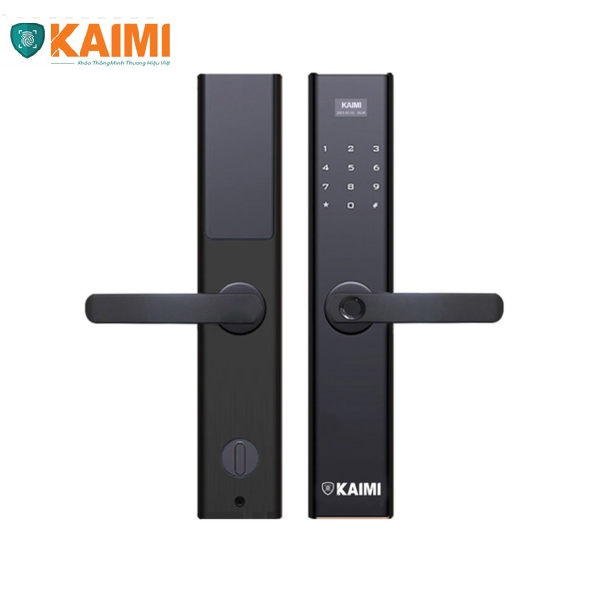 Khóa Cửa Vân Tay Kaimi BTM103 - Viền Đen