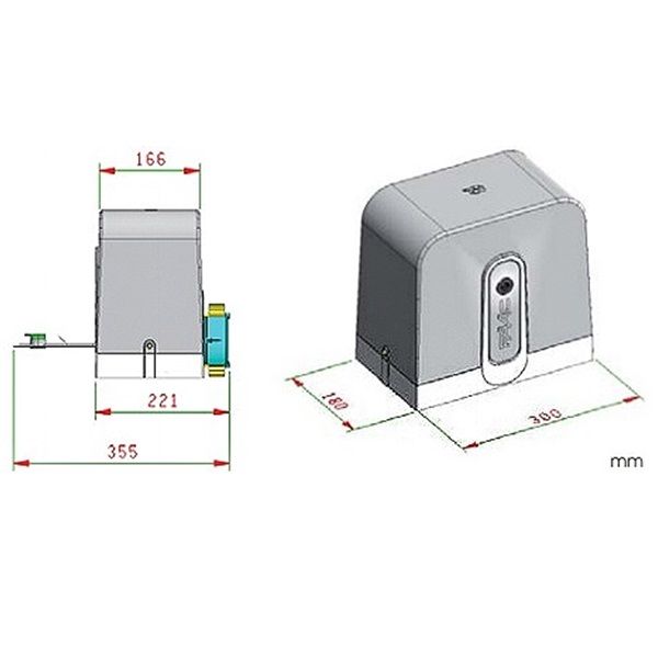 Motor Cổng Trượt Tự Động  FAAC C721- Italia