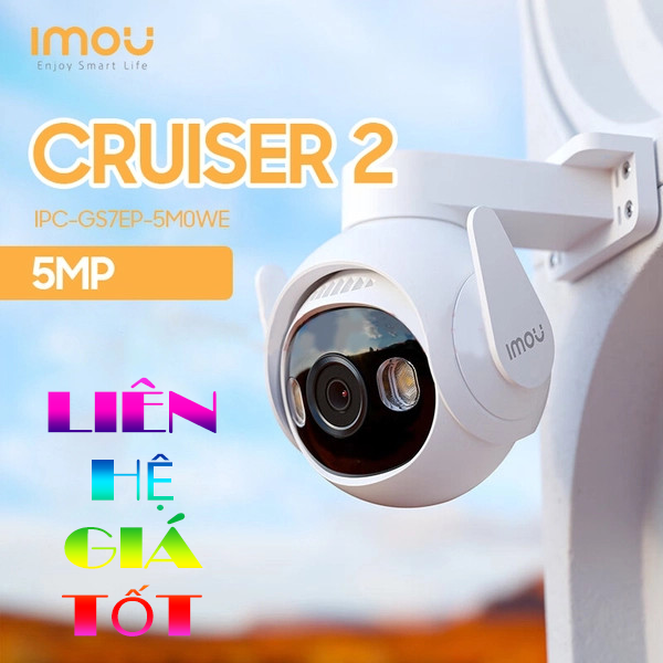 Camera Wifi Imou Cruiser 2 IPC-GS7EP-5M 3K - Có màu ban đêm