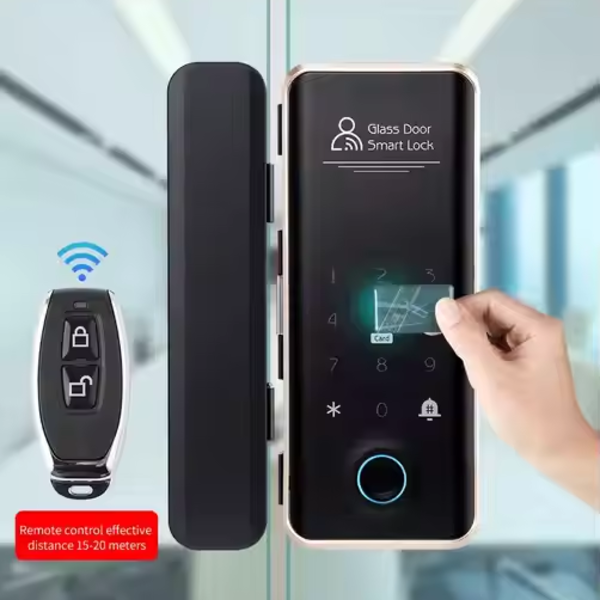 Khóa Vân Tay Cửa Kính Cường Lực Capsule A6