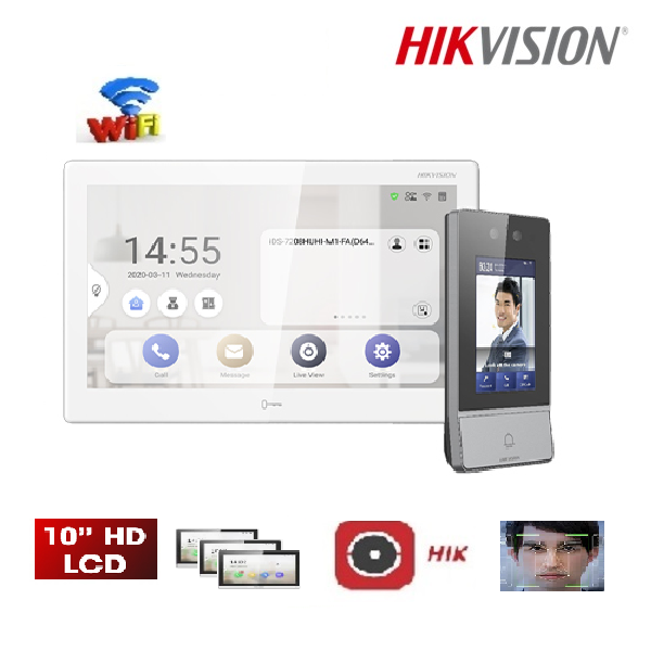  Chuông Cửa Có Hình FaceID Hikvision THP - 10500WAPFF 