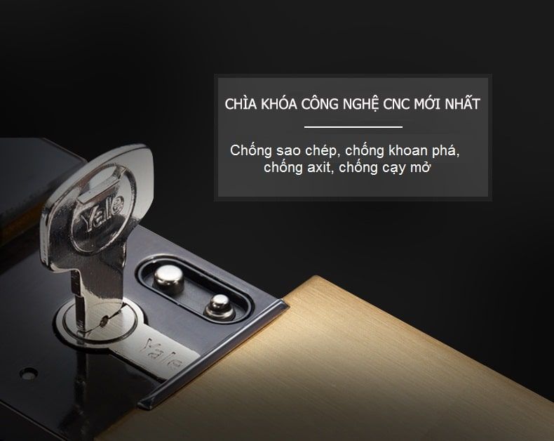 Khóa Thẻ Từ Yale YDM 3109 Gold