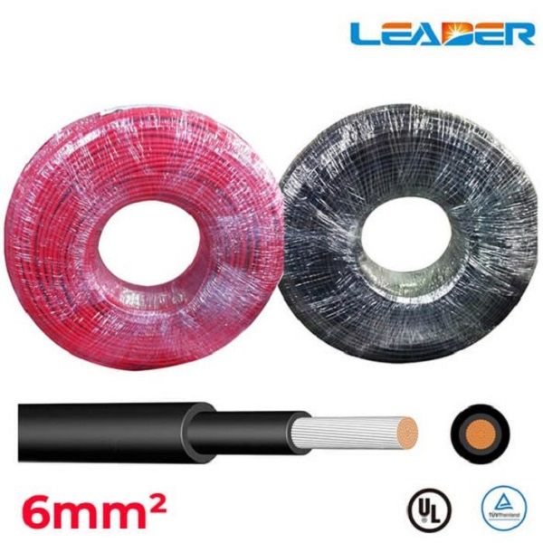 Dây Cáp Điện Năng Lượng Mặt Trời Leader 6mm2