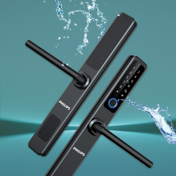 Khoá Vân Tay Cửa Nhôm Philips DDL608 5HWS