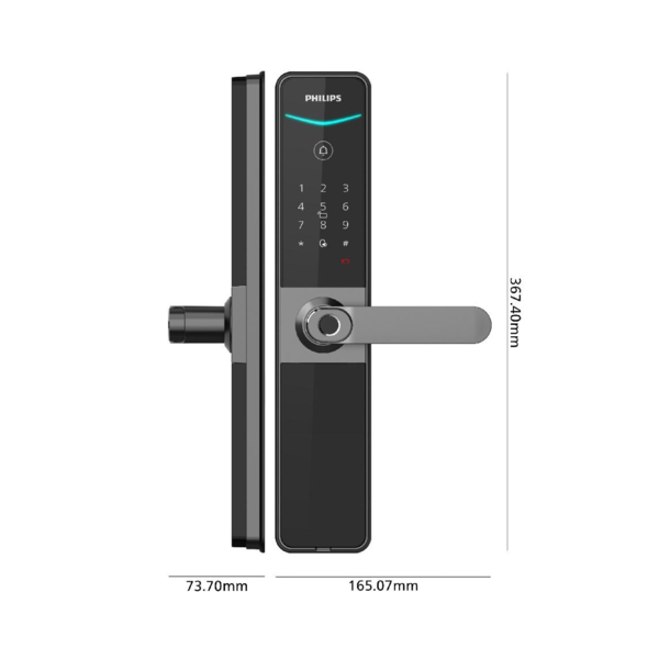 Khoá Cửa Vân Tay Philips DDL610 5HBS