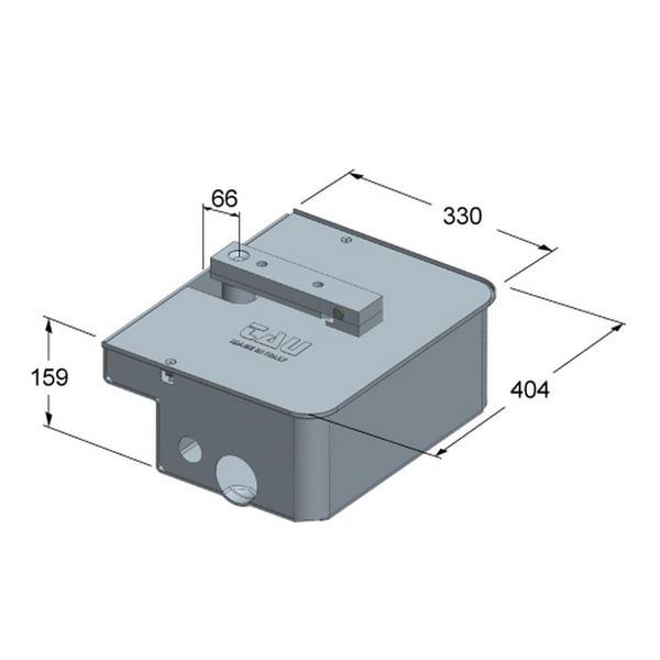 Motor Cổng Âm Sàn TAU 650R30-L 800Kg 230V - Italia