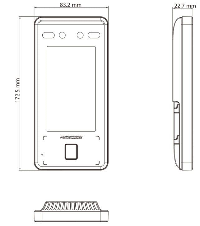 Máy Chấm Công Khuôn Mặt Hikvision DS-K1T341CMF FaceID