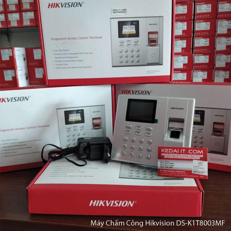 Máy Chấm Công Vân Tay Hikvision DS-K1T8003EF