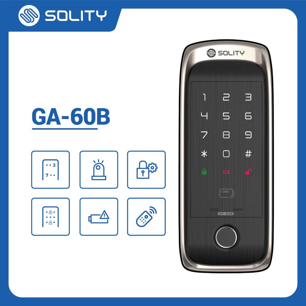 Khóa Cửa Vân Tay Solity GA-60B