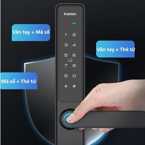 Khoá Vân Tay Cửa Nhôm Kaadas S10-5W