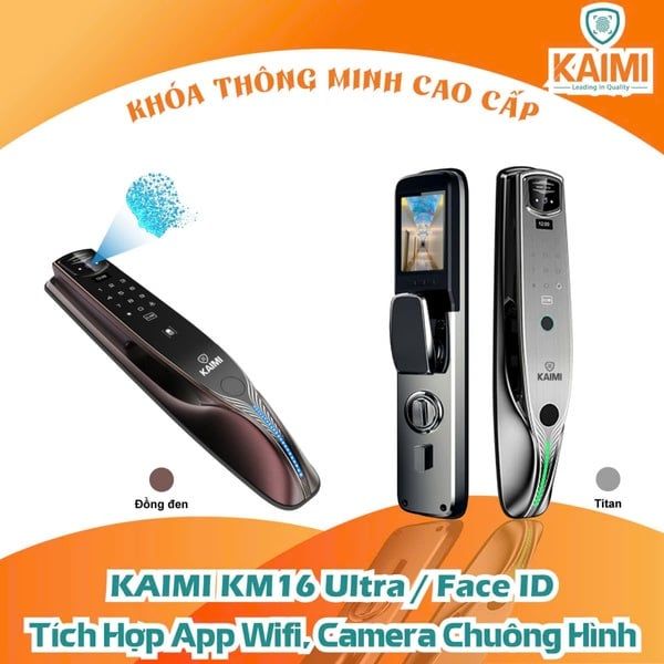 Khoá Cửa Tự Động Kaimi KM16 Ultra