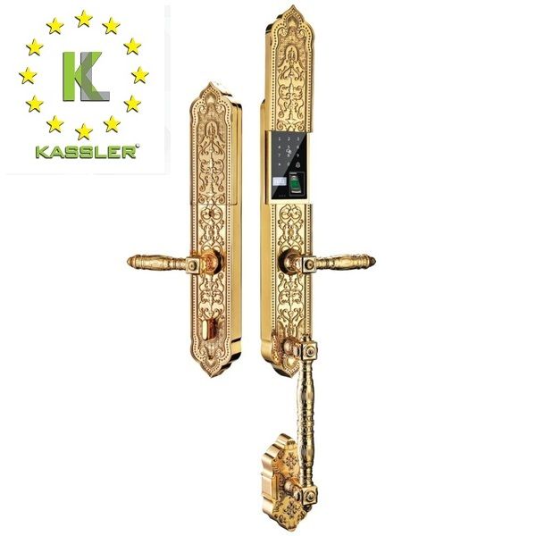  Khóa Cửa Vân Tay Đại Sảnh Kassler KL-999 Gold 