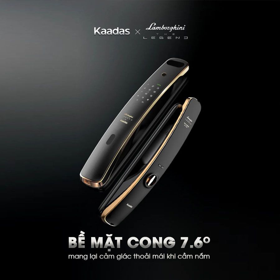 Lắp Đặt Khóa Cửa Nhận Diện Khuôn Mặt Kaadas Lamborghini 3D Face Cao Cấp