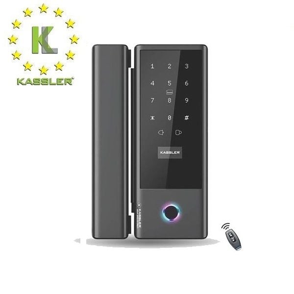  Khóa Vân Tay Cửa Kính Kassler KL589S 