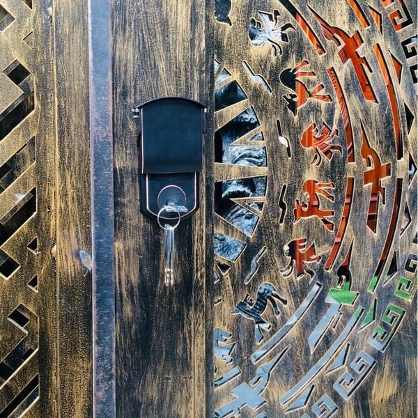  Khoá Cổng Vân Tay 2 Chiều Viro VR-1300D 