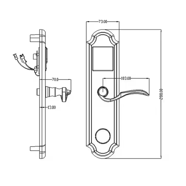 Khoá từ khách sạn KAPLER KS102