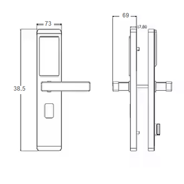 Khoá từ khách sạn KAPLER KS113