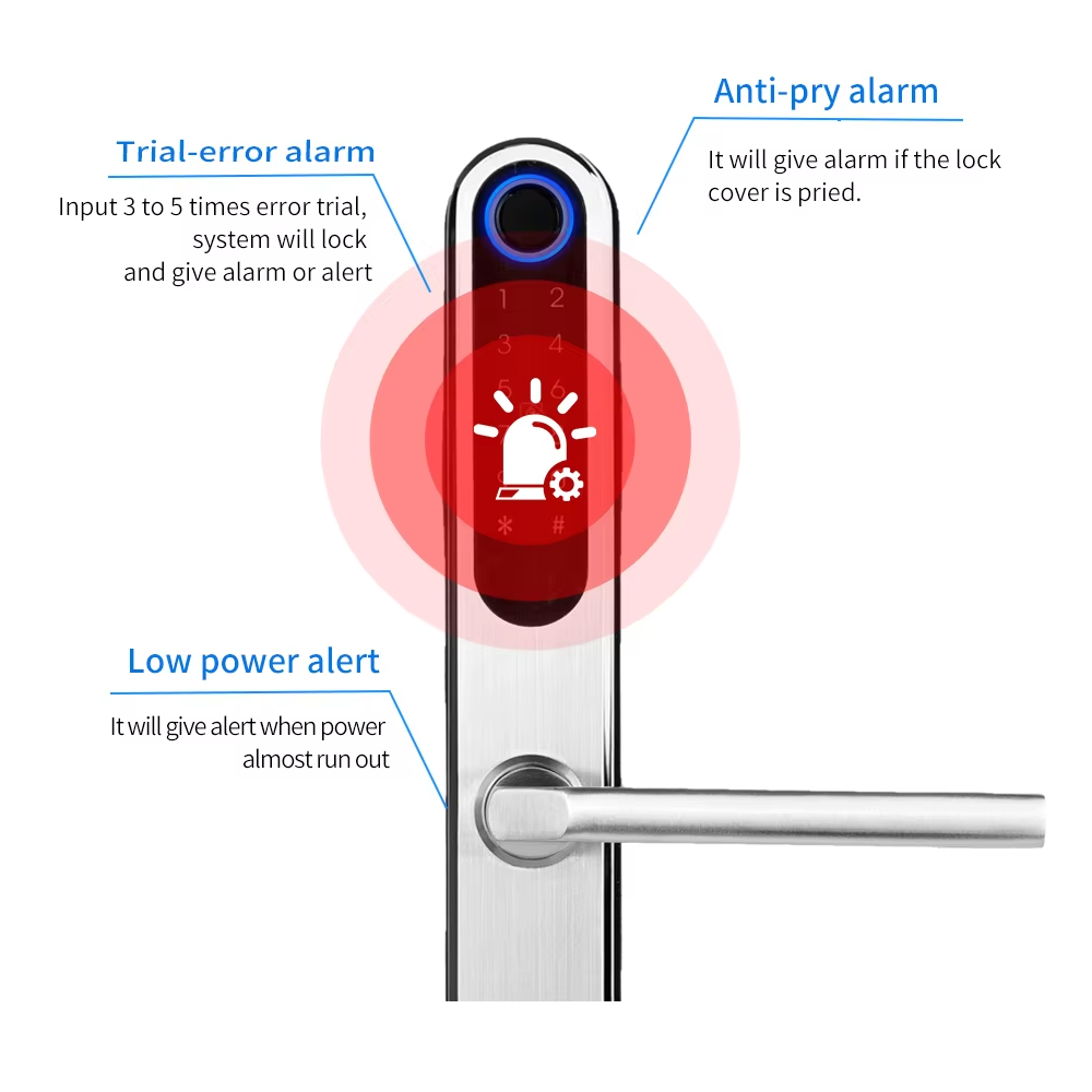 Khóa Vân Tay Cửa Nhôm Kapler KL-215BL
