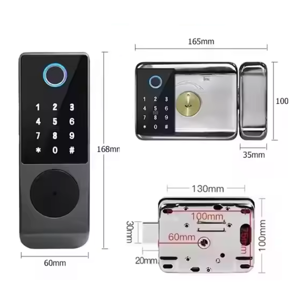 Khóa Cổng Vân Tay Kapler KL-310BL