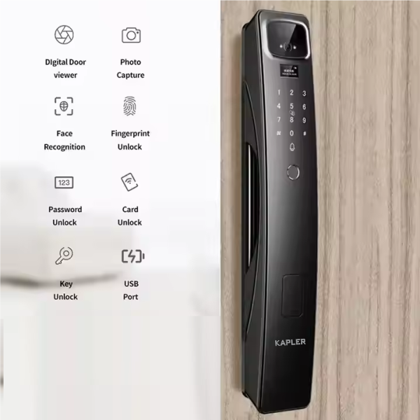 Khóa Cửa Nhận Diện Khuôn Mặt Kapler KL-820F