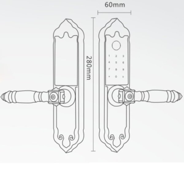 Khóa Cửa Đại Sảnh Kassler KL919