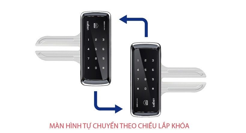 Khóa Điện Tử Cửa Kính Locpro 725B