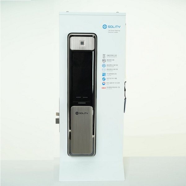 Khóa cửa vân tay Solity GSP-2000BK DS ( màu đen bạc )