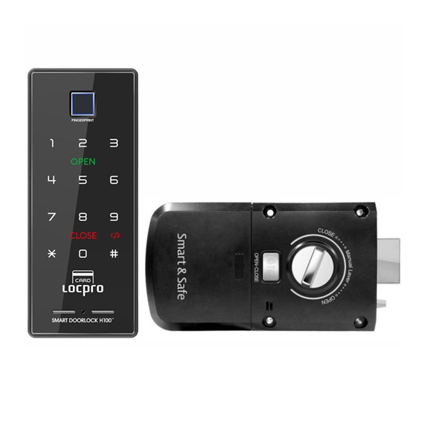 Khóa Cửa Điện Tử Locpro H100F Nhập Khẩu Từ Hàn Quốc