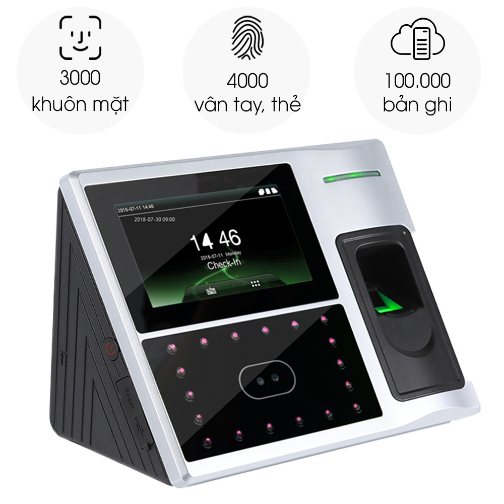 Máy Chấm Công Hikvision DS-K1T605MF - Nhận Diện Khuôn Mặt