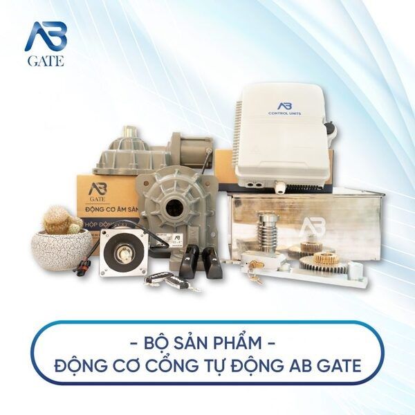  Motor Cổng Âm Sàn AB Gate 24V 600kg 