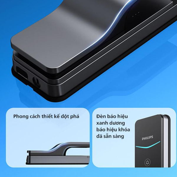 Khóa Cửa Thông Minh Philips DDL801 5HBS
