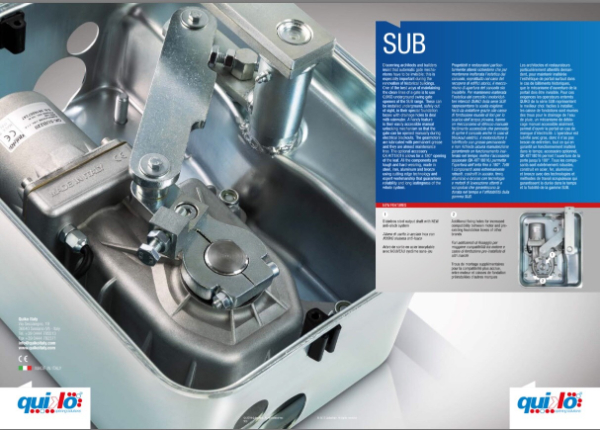  Motor Cổng Âm Sàn Quiko QK-SUB220 800KG - Italia 