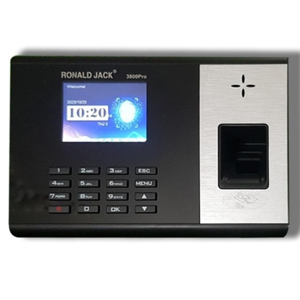  Máy chấm công vân tay Ronald Jack 3800Pro 