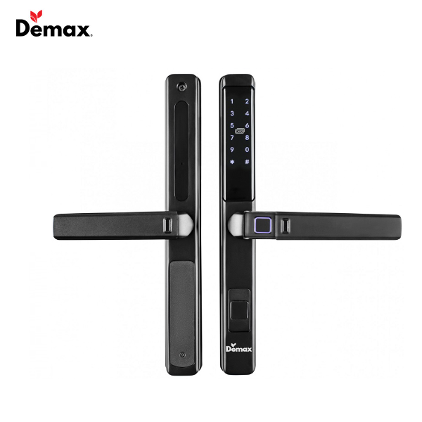  Khóa Vân Tay Cửa Nhôm Demax SL501 JB (Chống Nước) 