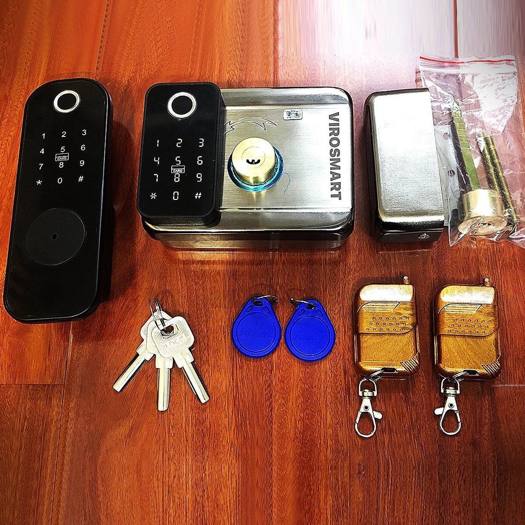 Khóa Vân Tay Cho Cửa Sắt Hai Chiều VR-1200D