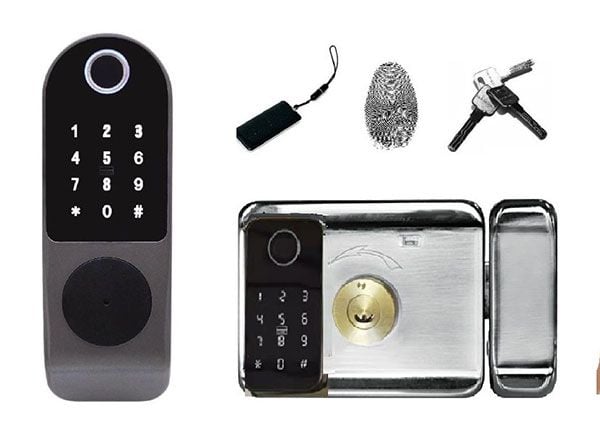  Khóa Vân Tay Cho Cửa Sắt Hai Chiều VR-1200D 