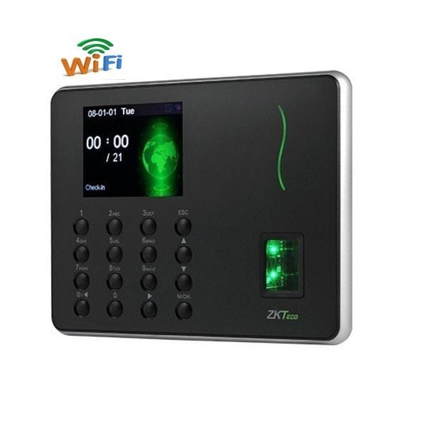 Máy Chấm Công Vân Tay WiFi  ZKTeco WL10 - App