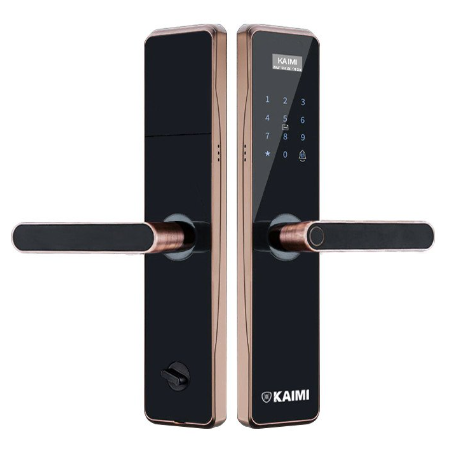 Khóa Cửa Vân Tay Kaimi BTM101 - Viền Đồng 