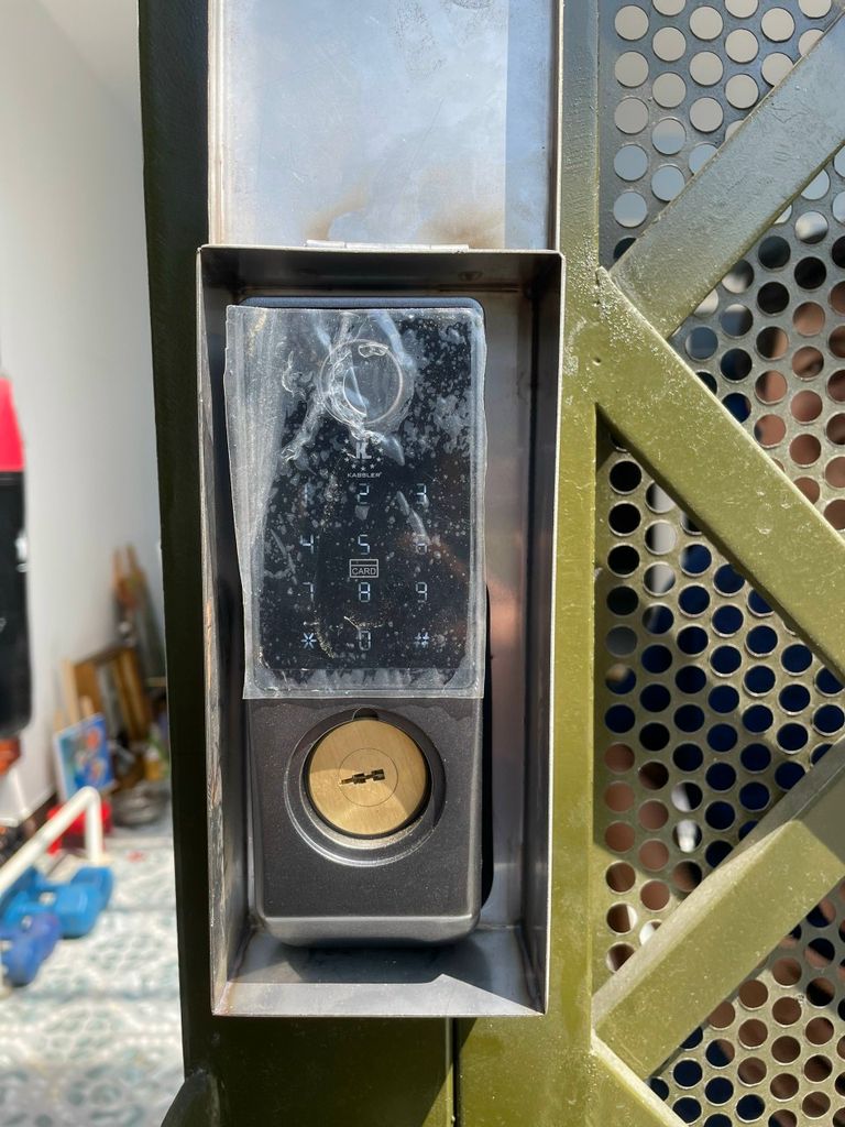 Khóa Cửa Sắt Vân Tay 2 Mặt Kassler KL 579 - Chống Nước